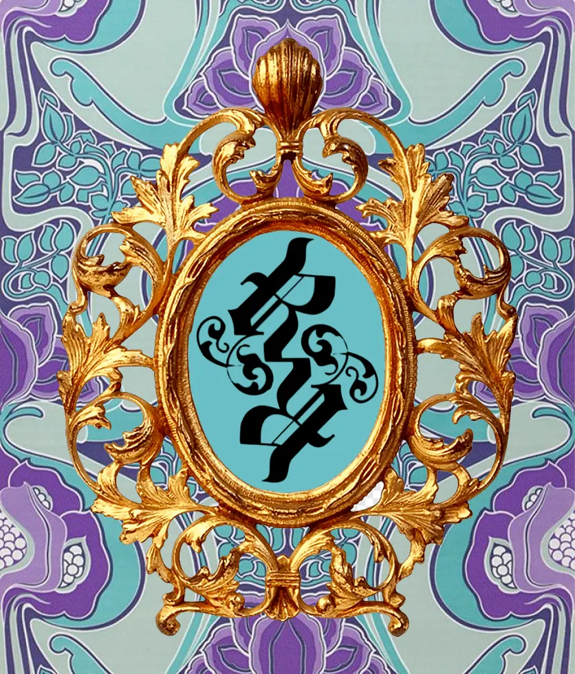 Radical Renaissance emblem in an ornate frame